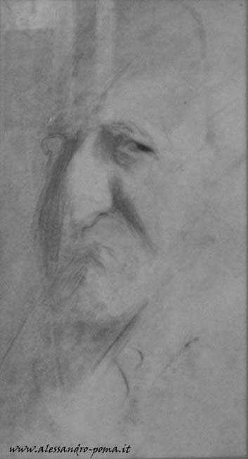 Autoritratto (1) - carboncino - cm 34x19
